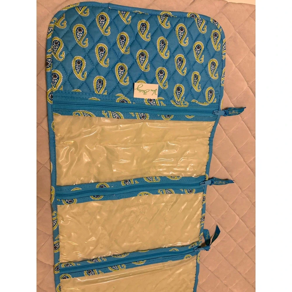Vera Bradley Hanging Travel Organizer Cosmetic Bermuda Blue